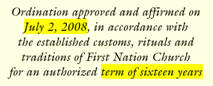 Marriage Officiant Ordination Term (Graphic)